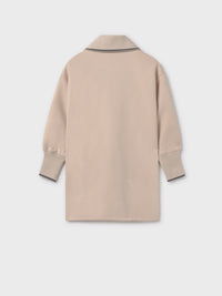 Vestido felpa fecho Areia (Bege)  para Menina - Mayoral