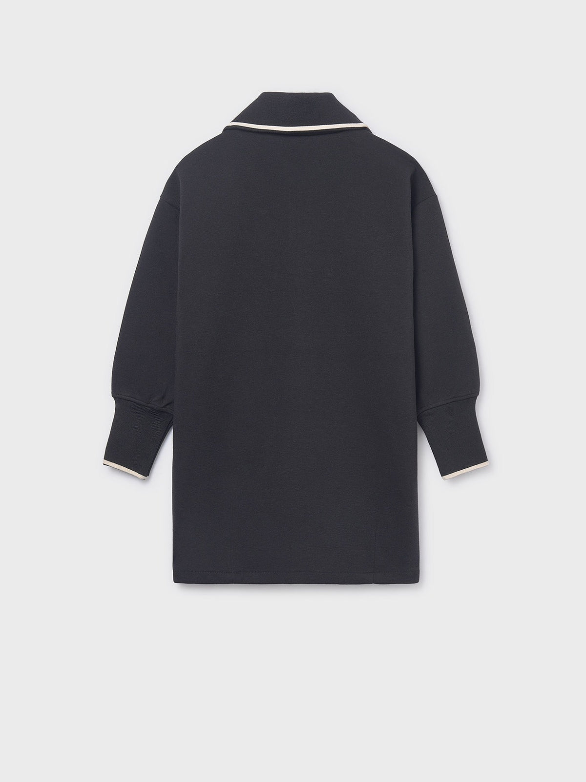 Vestido felpa fecho Preto (Preto)  para Menina - Mayoral