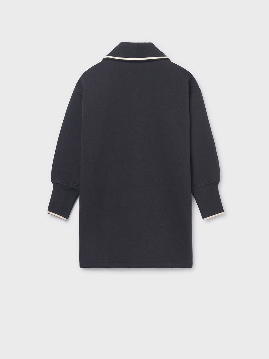 Vestido felpa fecho Preto (Preto)  para Menina - Mayoral