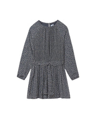 Vestido plissado estampado Petróleo (Ganga)  para Menina - Mayoral