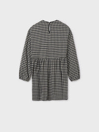 Vestido laços Xadrez (Cinza Escuro)  para Menina - Mayoral