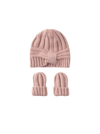 Conj.gorro e luvas Rosado (Rosa Velho)  para Bebé Menina - Mayoral