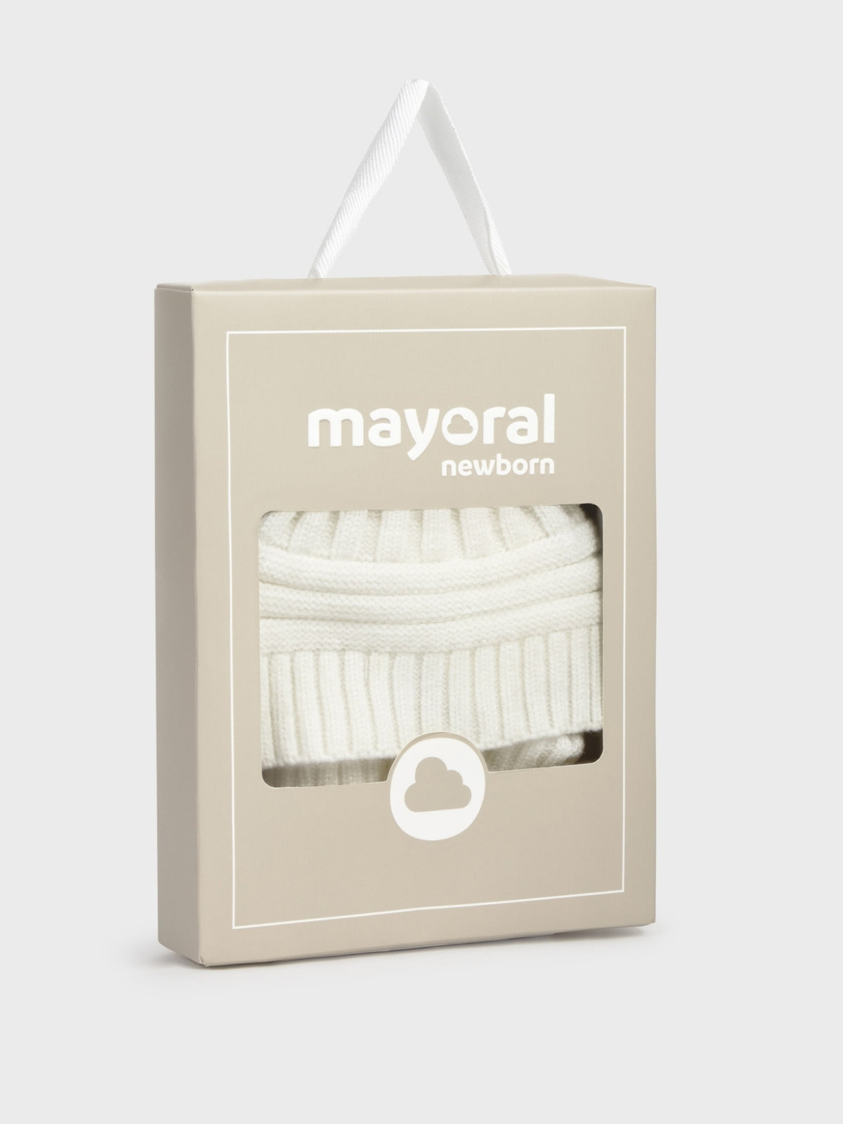 Conj.gorro e luvas Crú (Creme / Pérola)  para Bebé Menina - Mayoral