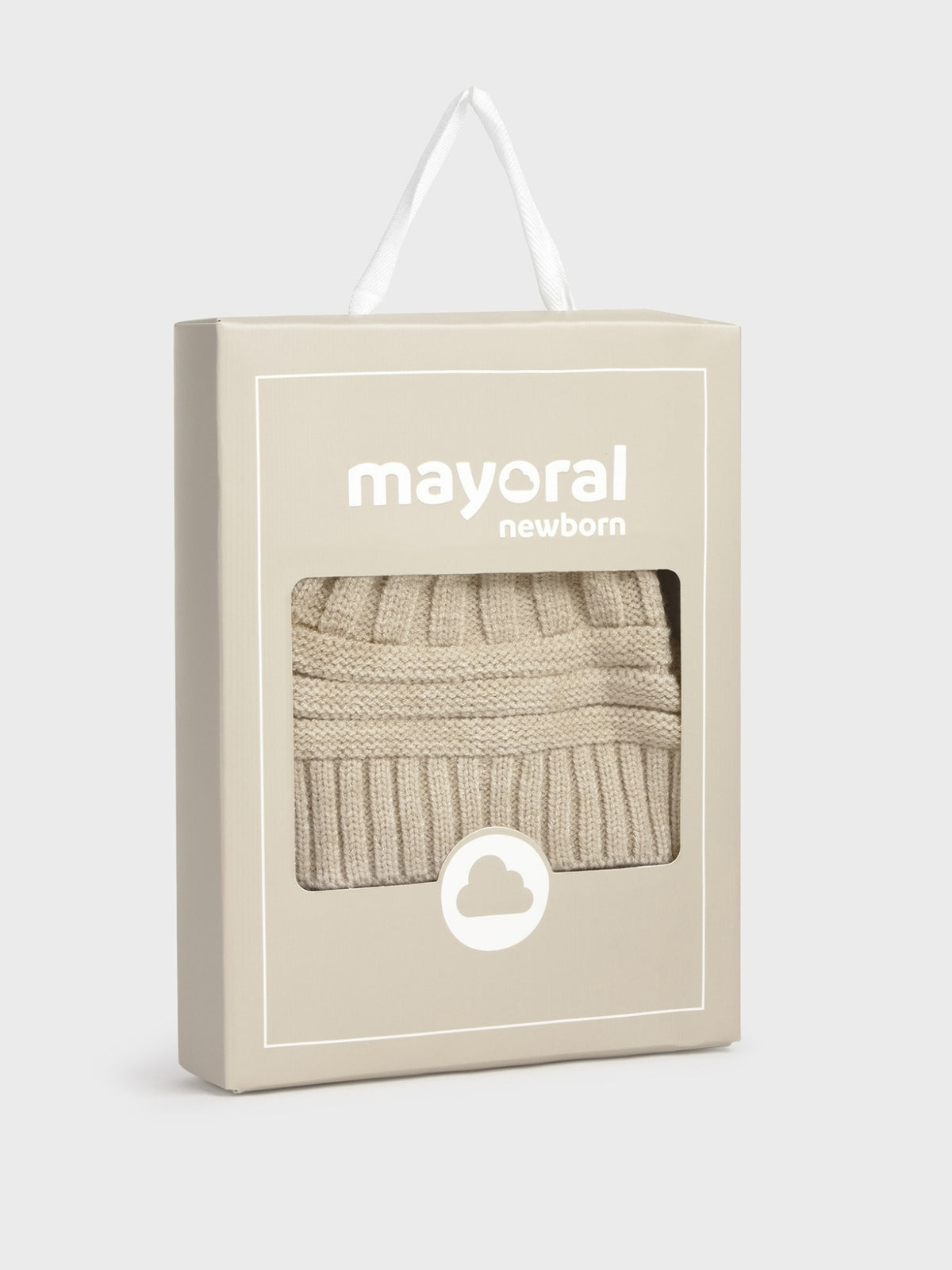 Conj.gorro e luvas Cereal vig (Bege)  para Bebé Menina - Mayoral