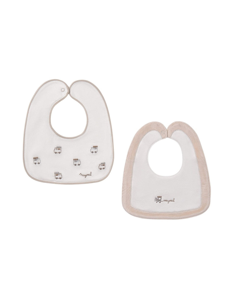 Set 2 babetes Soja (Bege)  para Bebé Menino - Mayoral