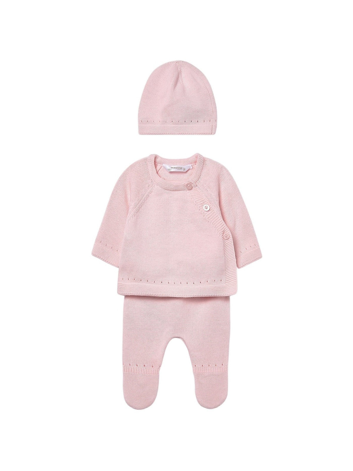 Set prenda tricô Rosa baby (Rosa Bébé)  para Bebé Menina - Mayoral