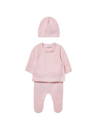Set prenda tricô Rosa baby (Rosa Bébé)  para Bebé Menina - Mayoral