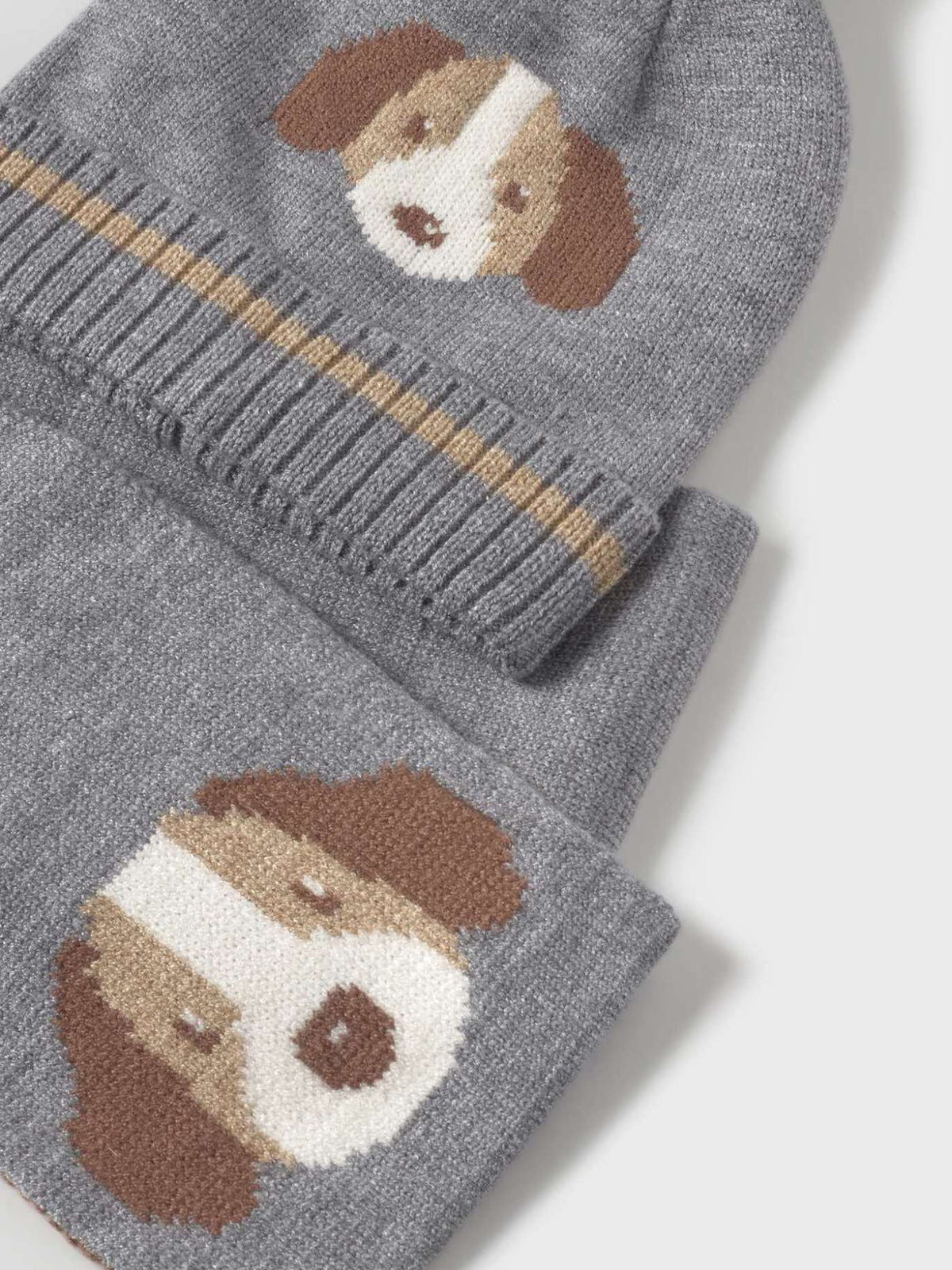 Conj. gorro/cachecol Nebola vig (Cinza)  para Bebé Menino - Mayoral