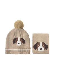 Conj. gorro/cachecol Bege vig. (Bege)  para Bebé Menino - Mayoral