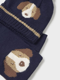 Conj. gorro/cachecol Azul escur (Marinho)  para Bebé Menino - Mayoral