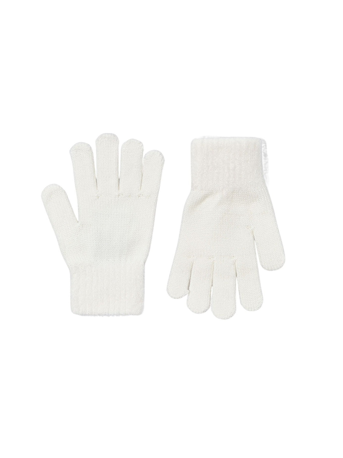 Luvas tricô pêlo Crú (Creme / Pérola)  para Menina - Mayoral