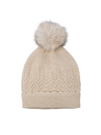 Gorro Tricot Bege (Bege)  para Menina - Mayoral