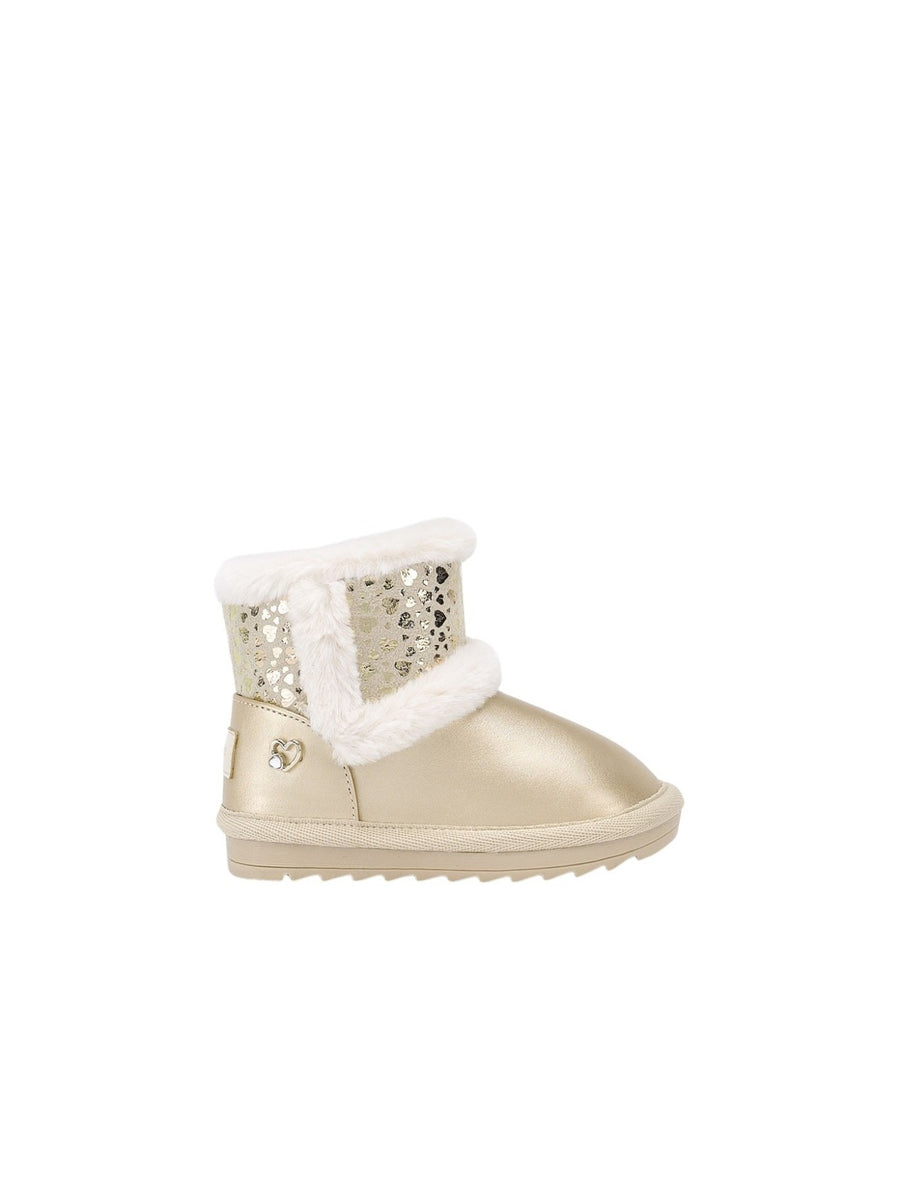 Bota australiana forro pelo Ouro (Dourado)  para Bebé Menina - Mayoral