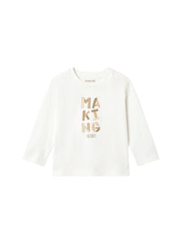 Camiseta básica bebé Nata (Creme / Pérola)  para Bebé Menino - Mayoral