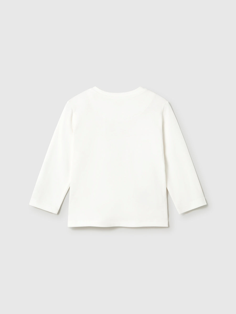 Camiseta básica bebé Nata (Creme / Pérola)  para Bebé Menino - Mayoral