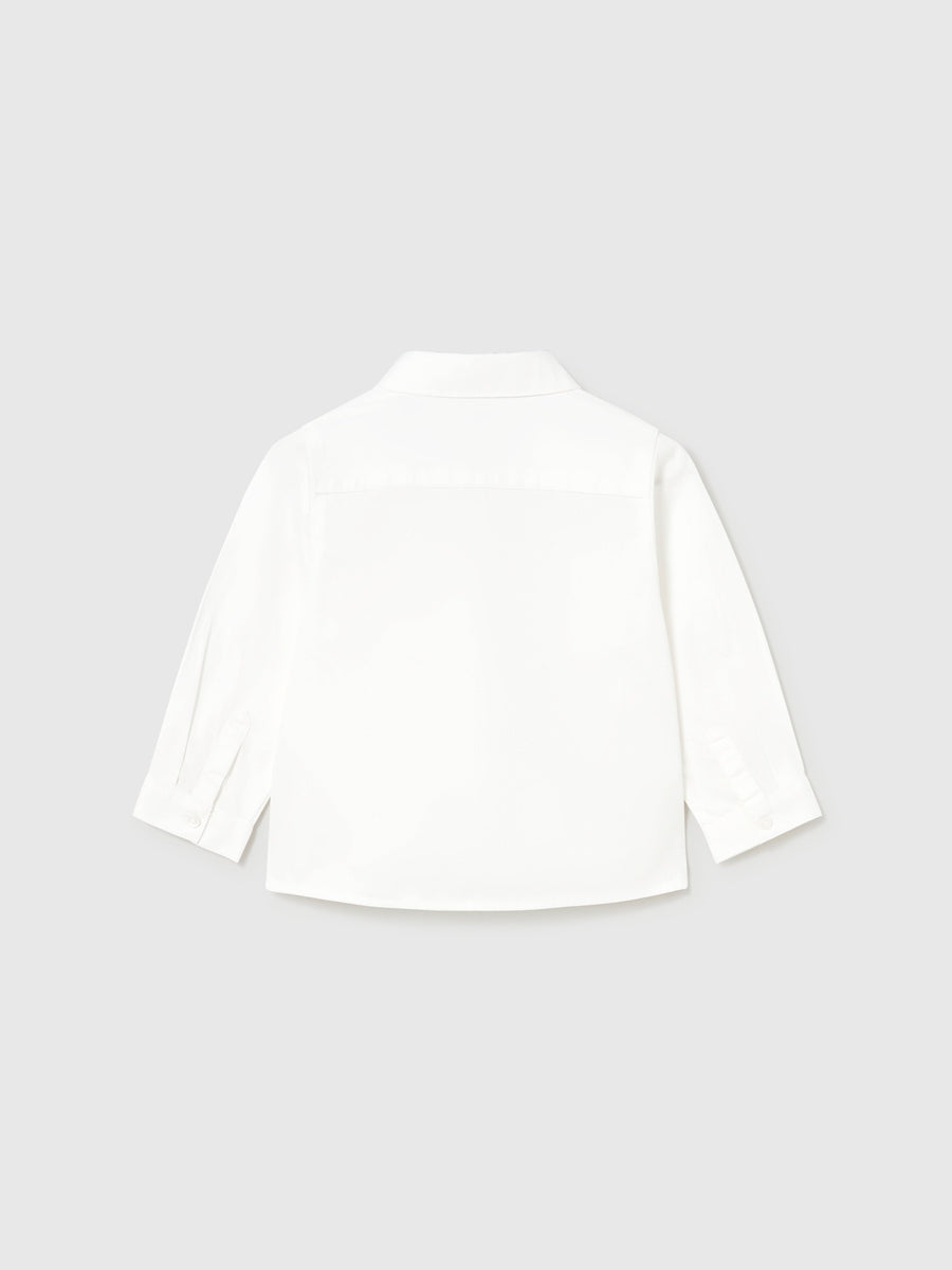 Camisa m/comp.básica Branco (Branco)  para Bebé Menino - Mayoral
