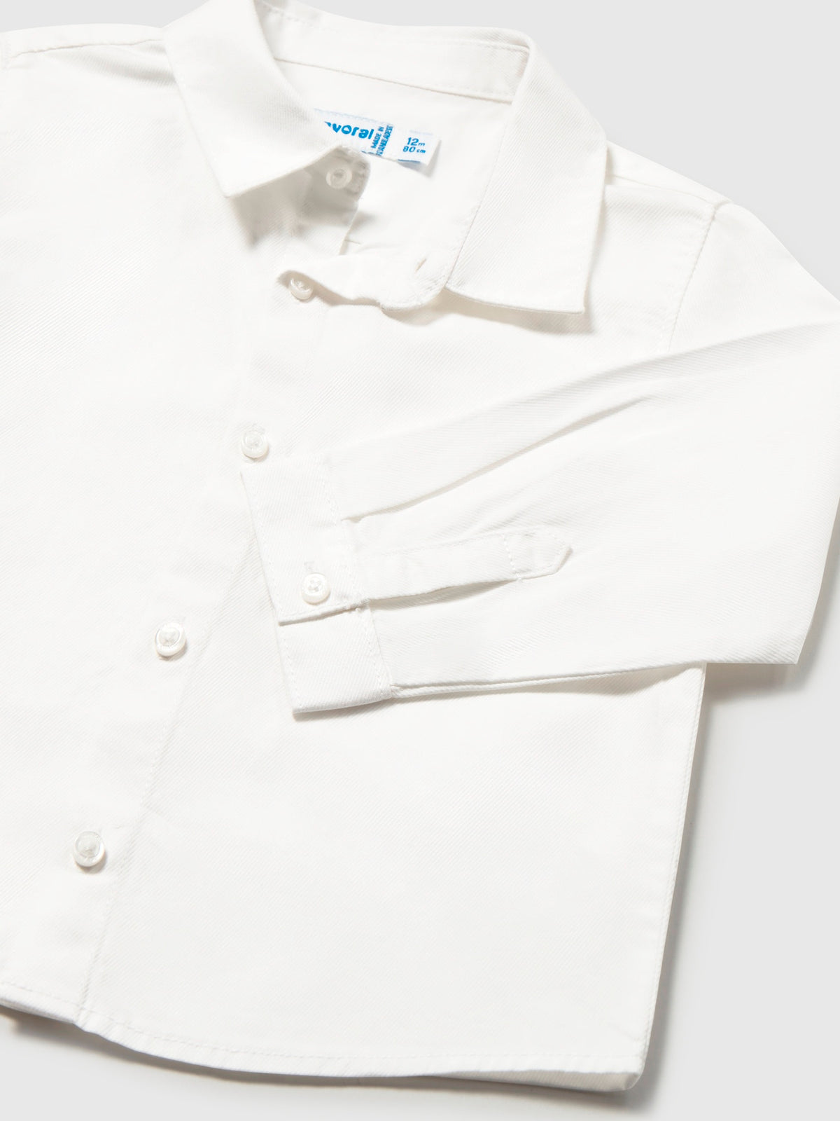 Camisa m/comp.básica Branco (Branco)  para Bebé Menino - Mayoral