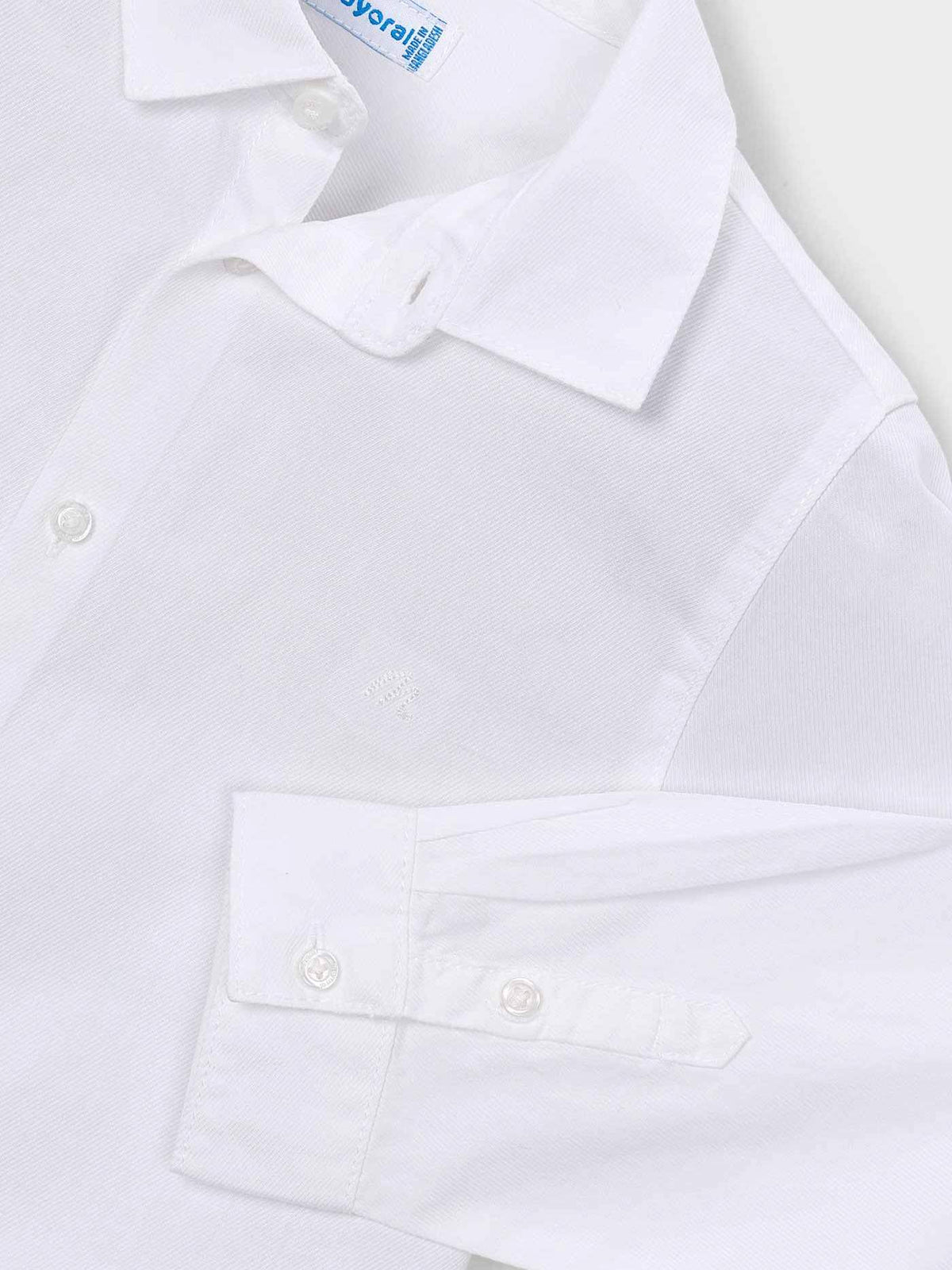 Camisa m/comp.básica Branco (Branco)  para Menino - Mayoral