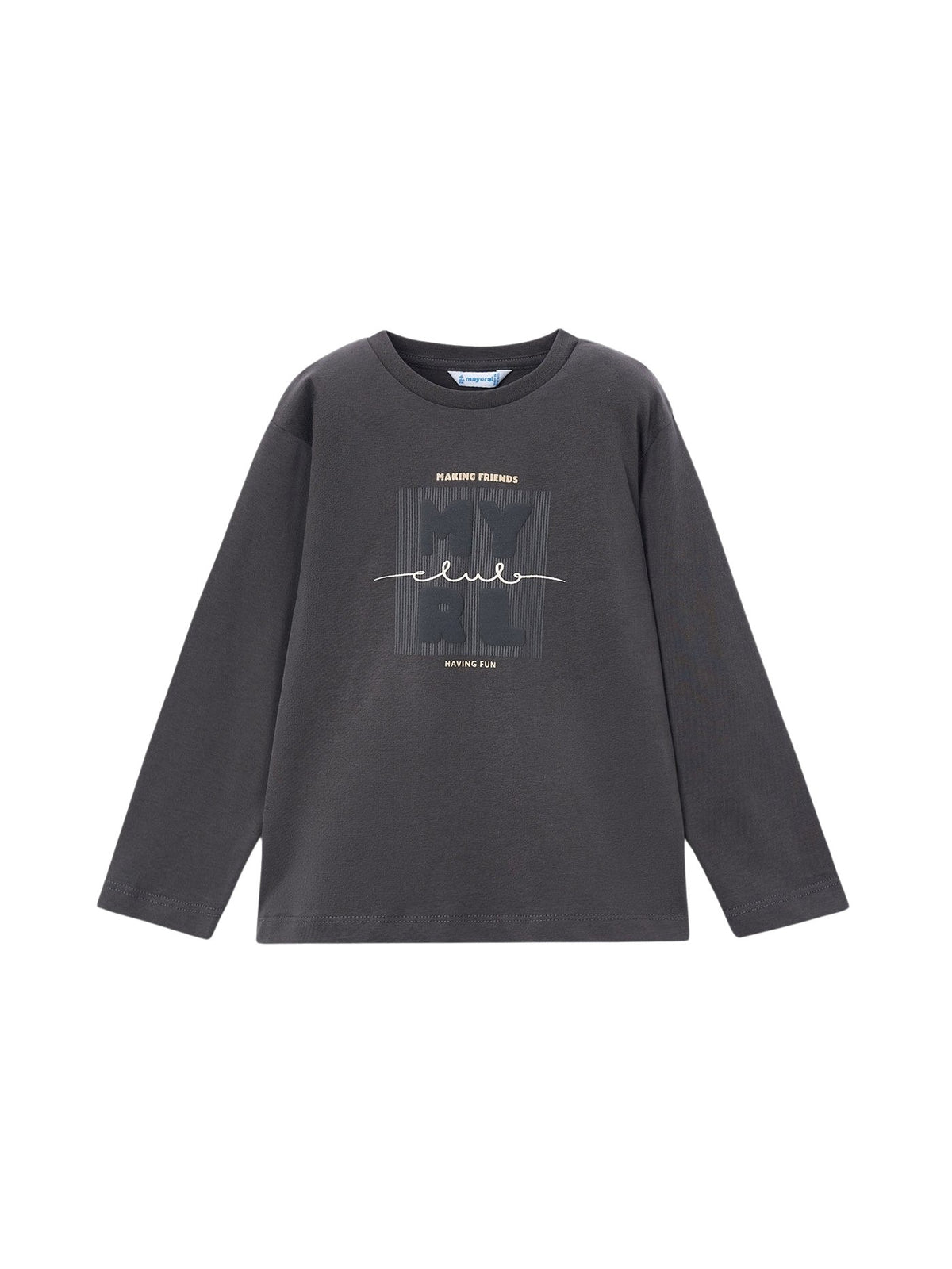 Camiseta básica bebé Lousa (Cinza Escuro)  para Menino - Mayoral