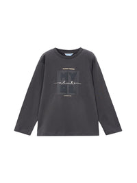 Camiseta básica bebé Lousa (Cinza Escuro)  para Menino - Mayoral