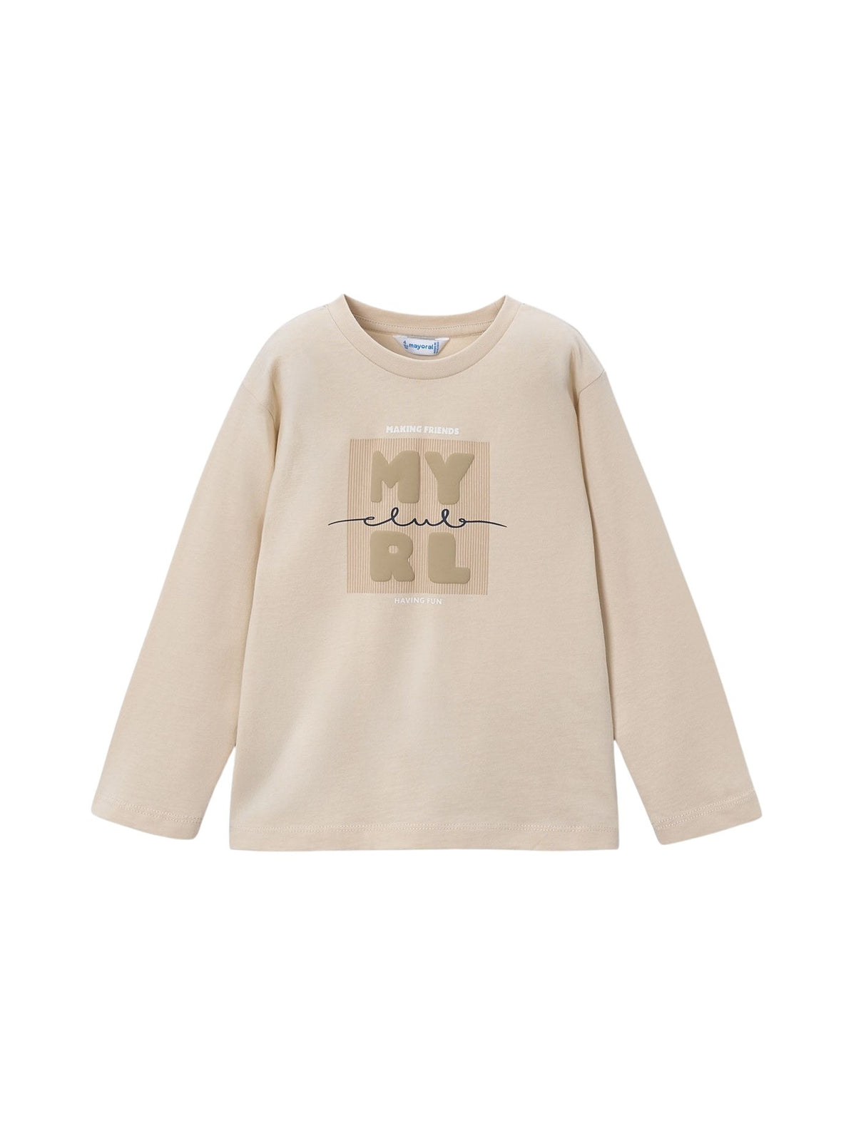 Camiseta básica bebé Pedra (Bege)  para Menino - Mayoral
