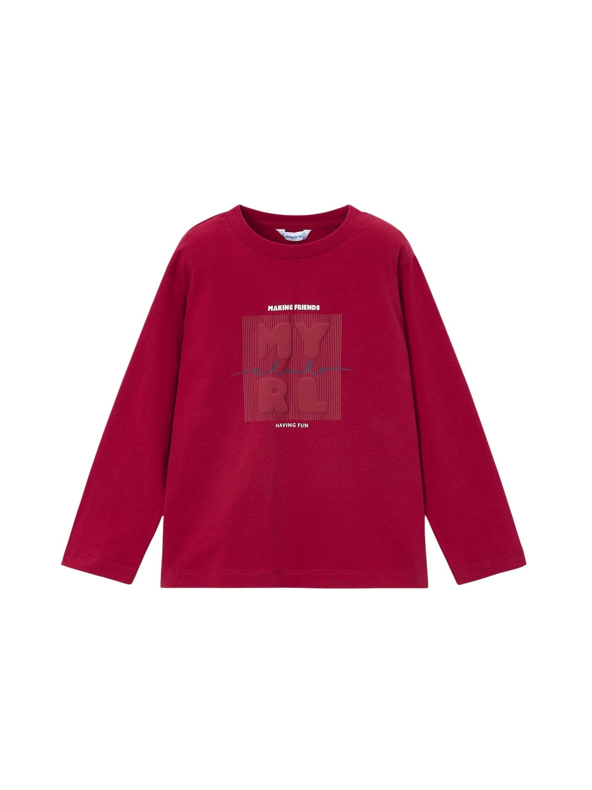 Camiseta básica bebé Vermelho (Vermelho)  para Menino - Mayoral