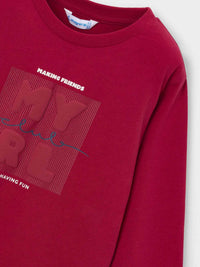 Camiseta básica bebé Vermelho (Vermelho)  para Menino - Mayoral