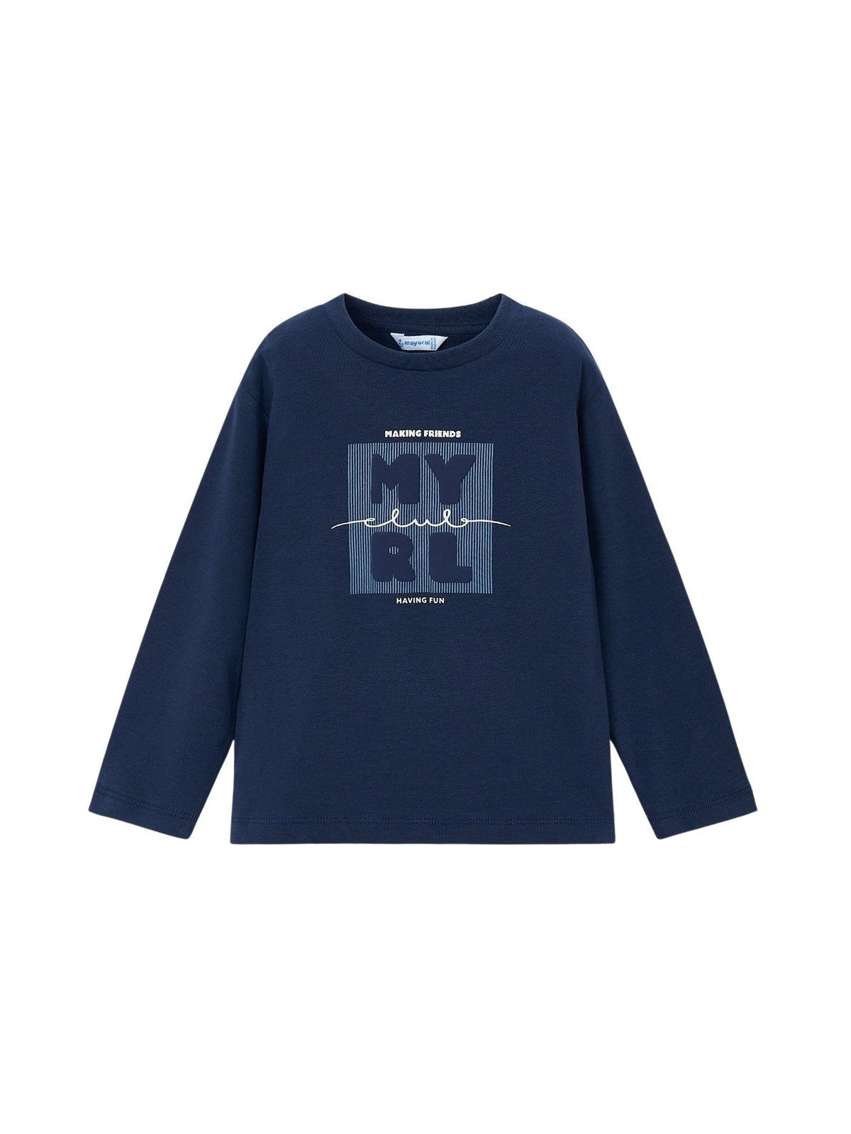 Camiseta básica bebé Azul (Marinho)  para Menino - Mayoral