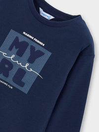 Camiseta básica bebé Azul (Marinho)  para Menino - Mayoral