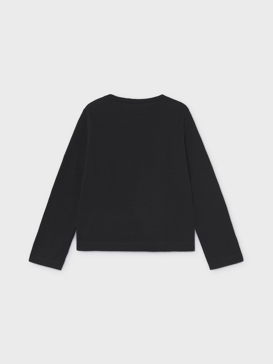 Camiseta básica bebé Preto (Preto)  para Menina - Mayoral
