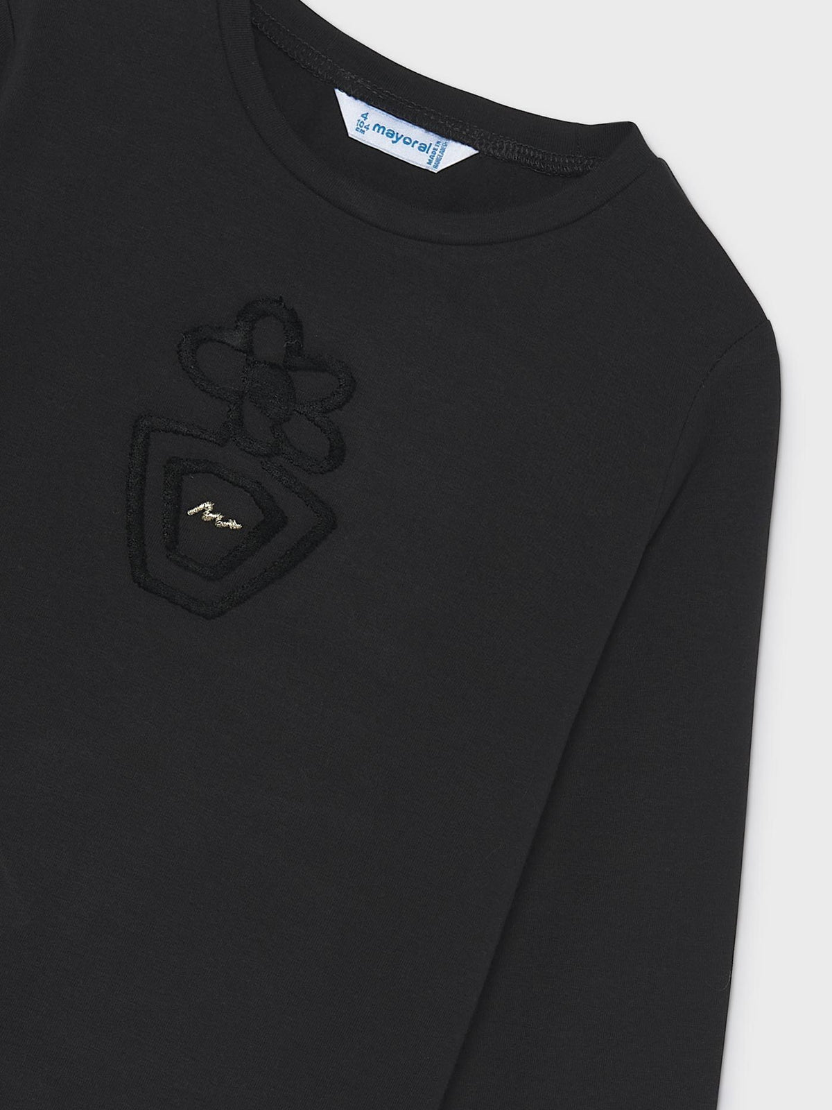 Camiseta básica bebé Preto (Preto)  para Menina - Mayoral