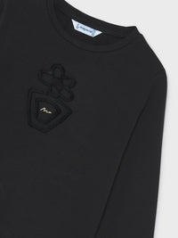 Camiseta básica bebé Preto (Preto)  para Menina - Mayoral