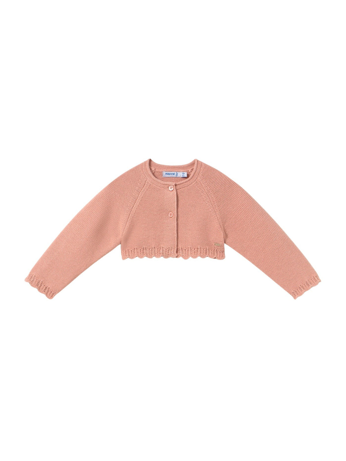 Casaco tricot básico Petisui (Rosa Bébé)  para Bebé Menina - Mayoral