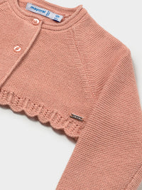Casaco tricot básico Petisui (Rosa Bébé)  para Bebé Menina - Mayoral
