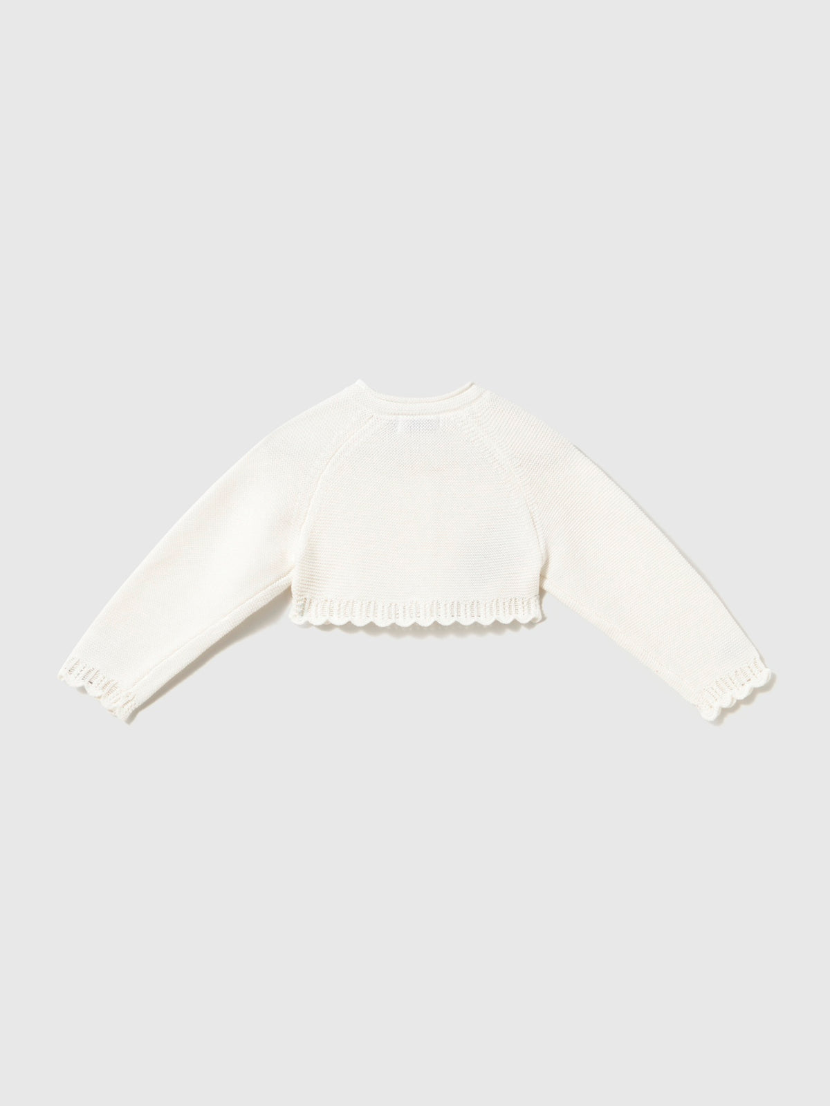 Casaco tricot básico Crú (Creme / Pérola)  para Bebé Menina - Mayoral