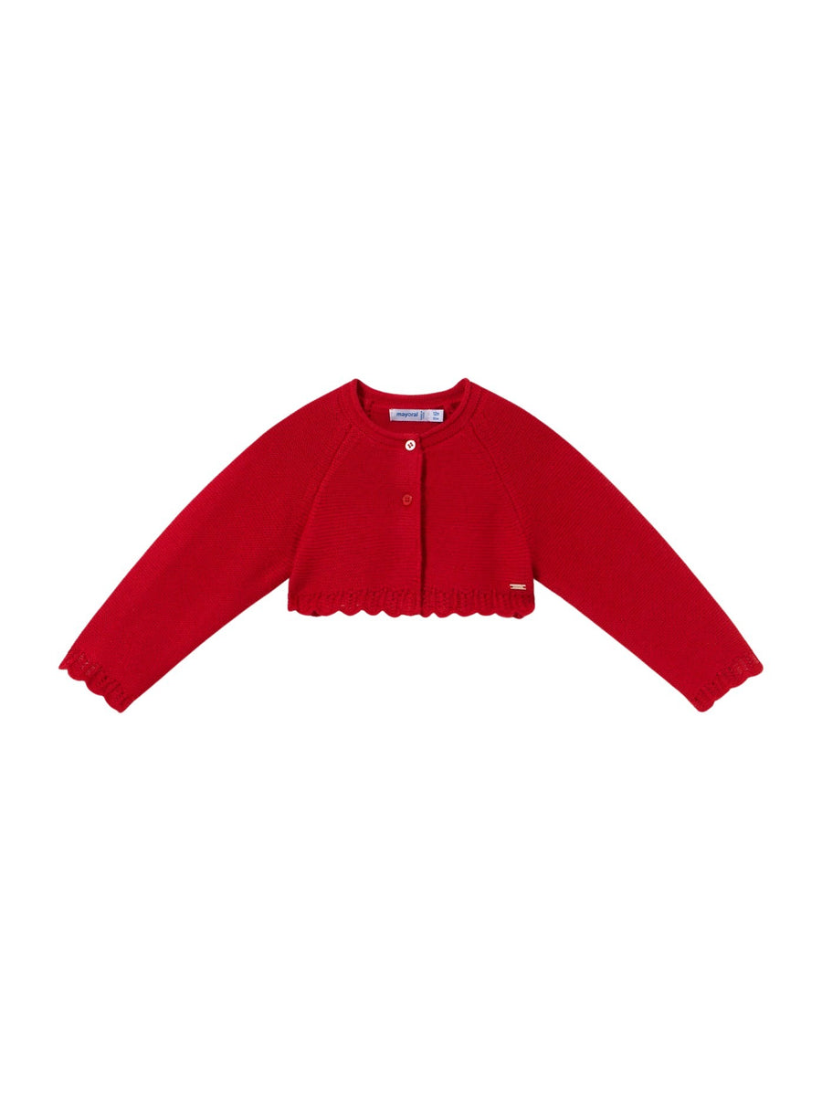 Casaco tricot básico Vermelho (Vermelho)  para Bebé Menina - Mayoral