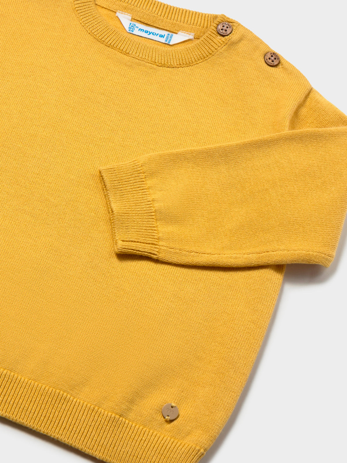 Jersey algodão básico Nata (Creme / Pérola)  para Bebé Menino - Mayoral