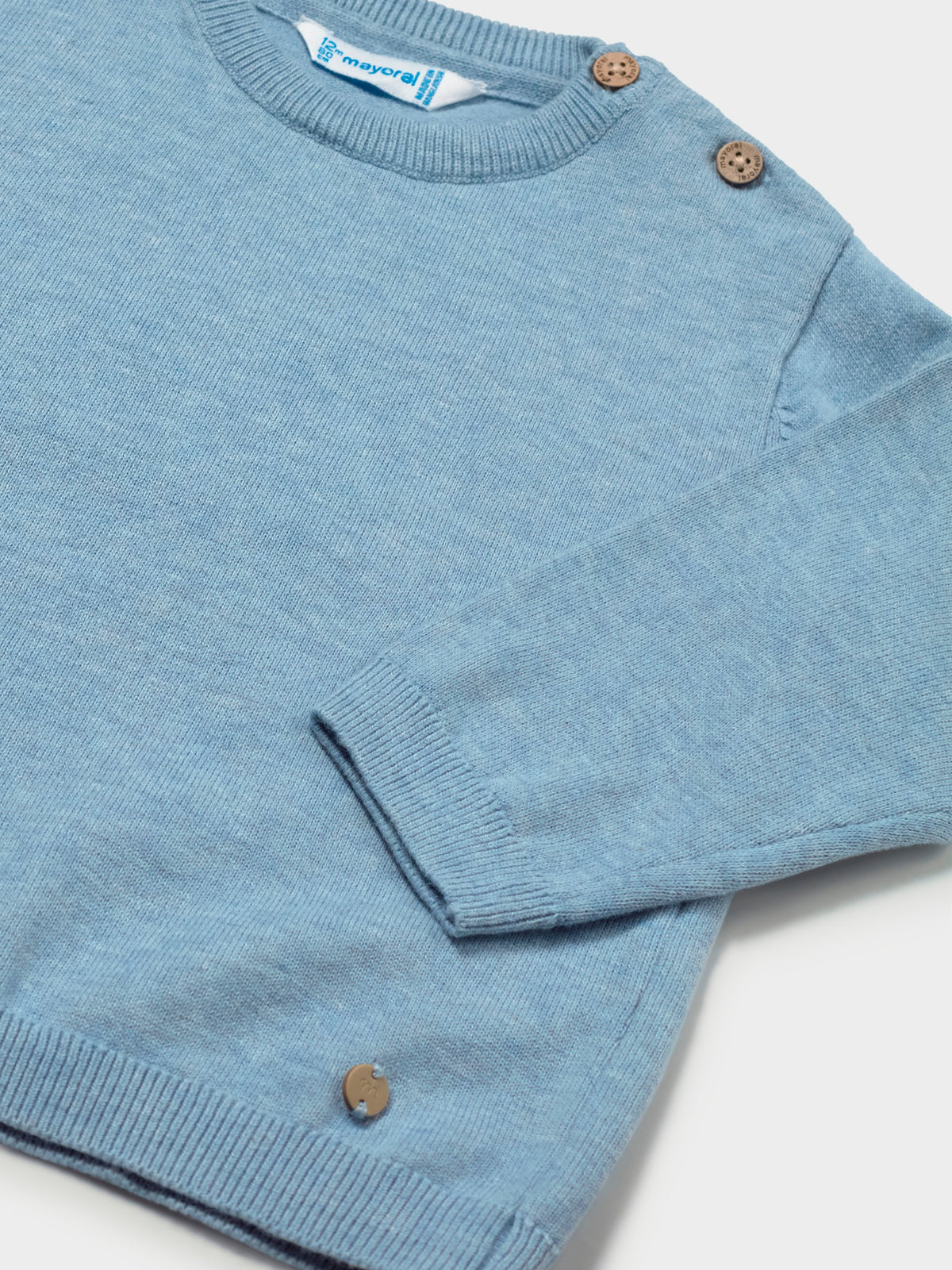 Jersey algodão básico Chuva vig (Azul Céu)  para Bebé Menino - Mayoral