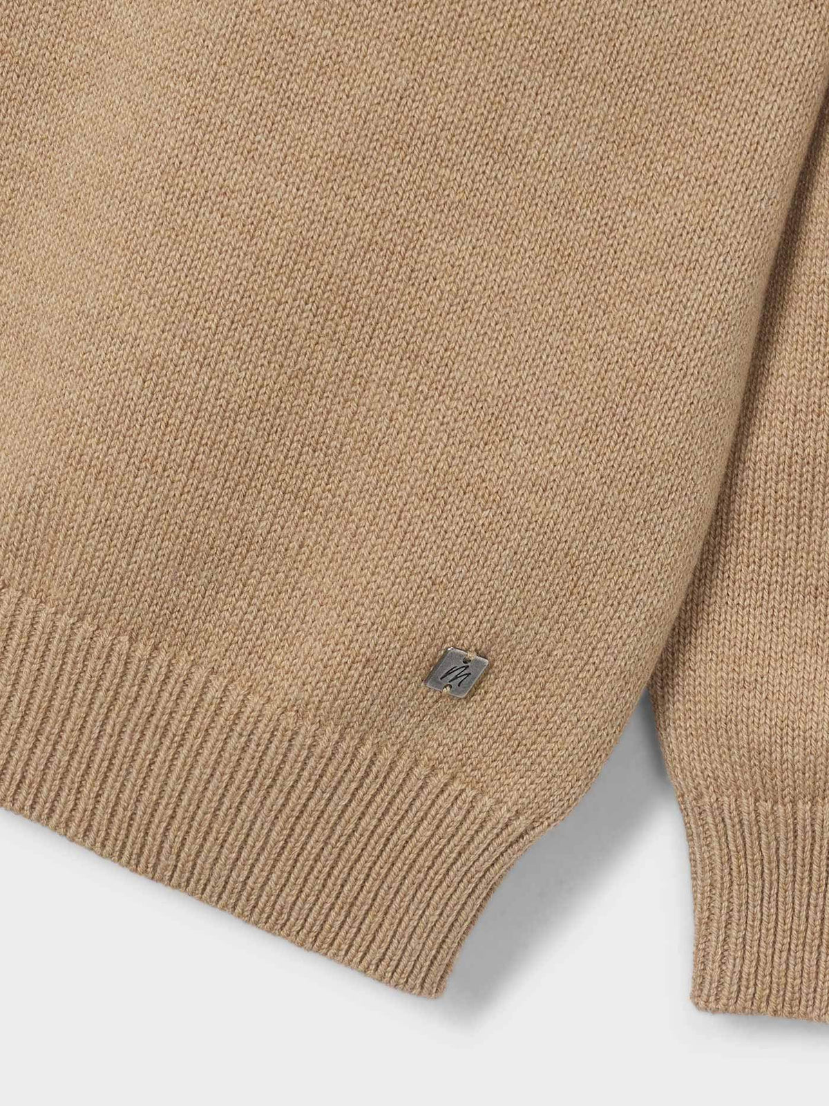 Jersey c/gola redonda básico Bolacha vi (Castanho Claro)  para Menino - Mayoral