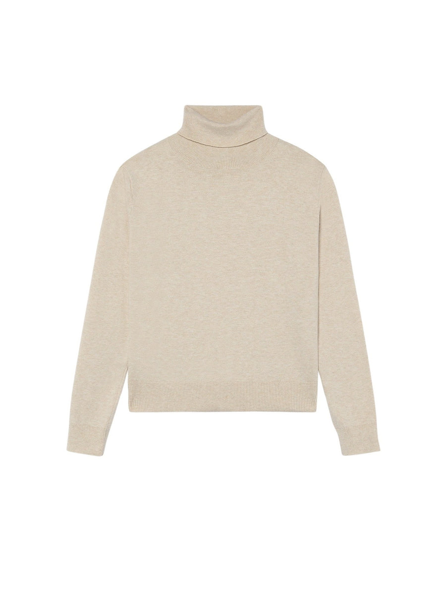 Camisola tricot básica Humus vig (Bege)  para Menina - Mayoral