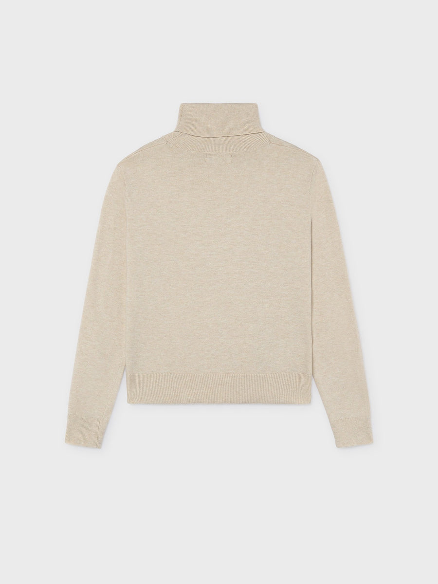 Camisola tricot básica Humus vig (Bege)  para Menina - Mayoral