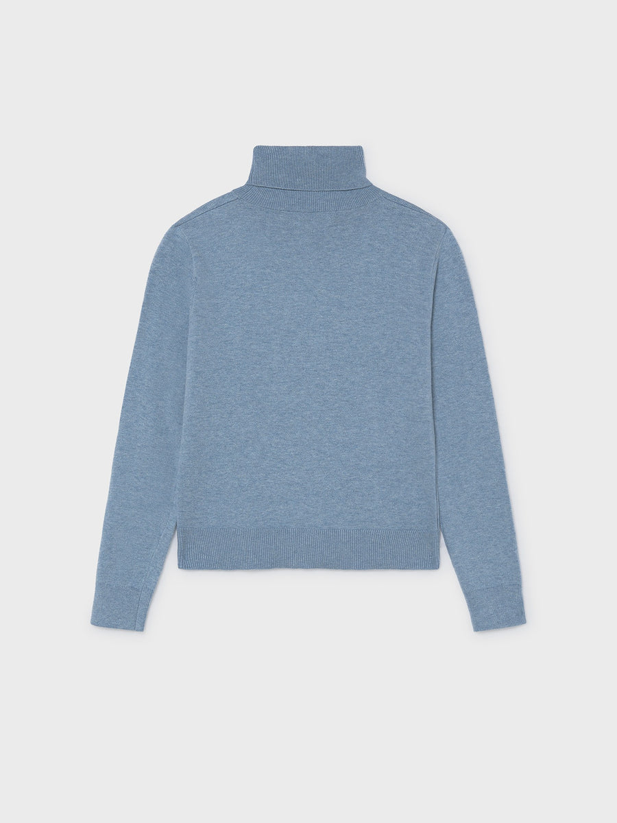 Camisola tricot básica Iceberg v (Azul Céu)  para Menina - Mayoral