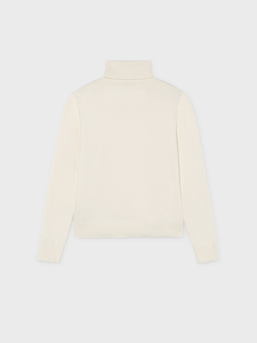 Camisola tricot básica Creme (Creme / Pérola)  para Menina - Mayoral