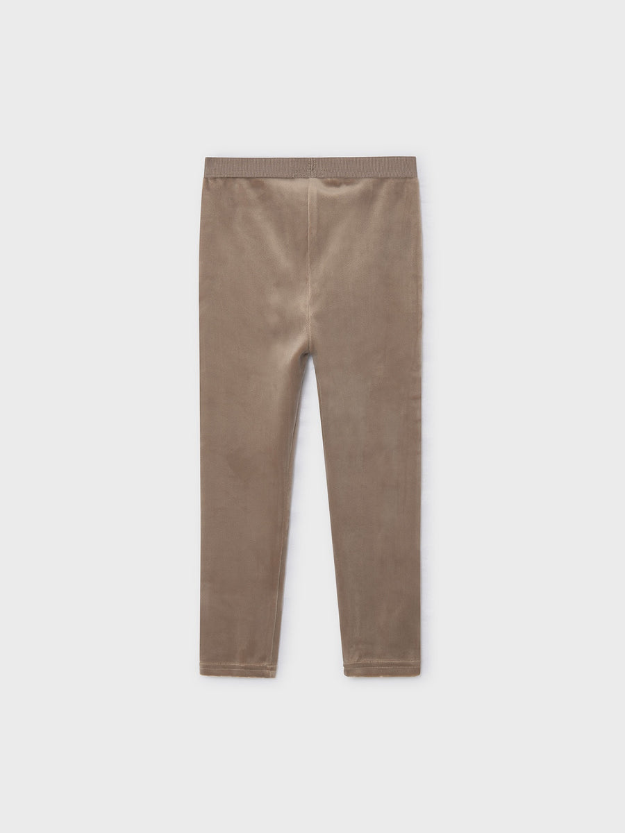 Leggings aveludadas básicas Nóz (Castanho Claro)  para Menina - Mayoral