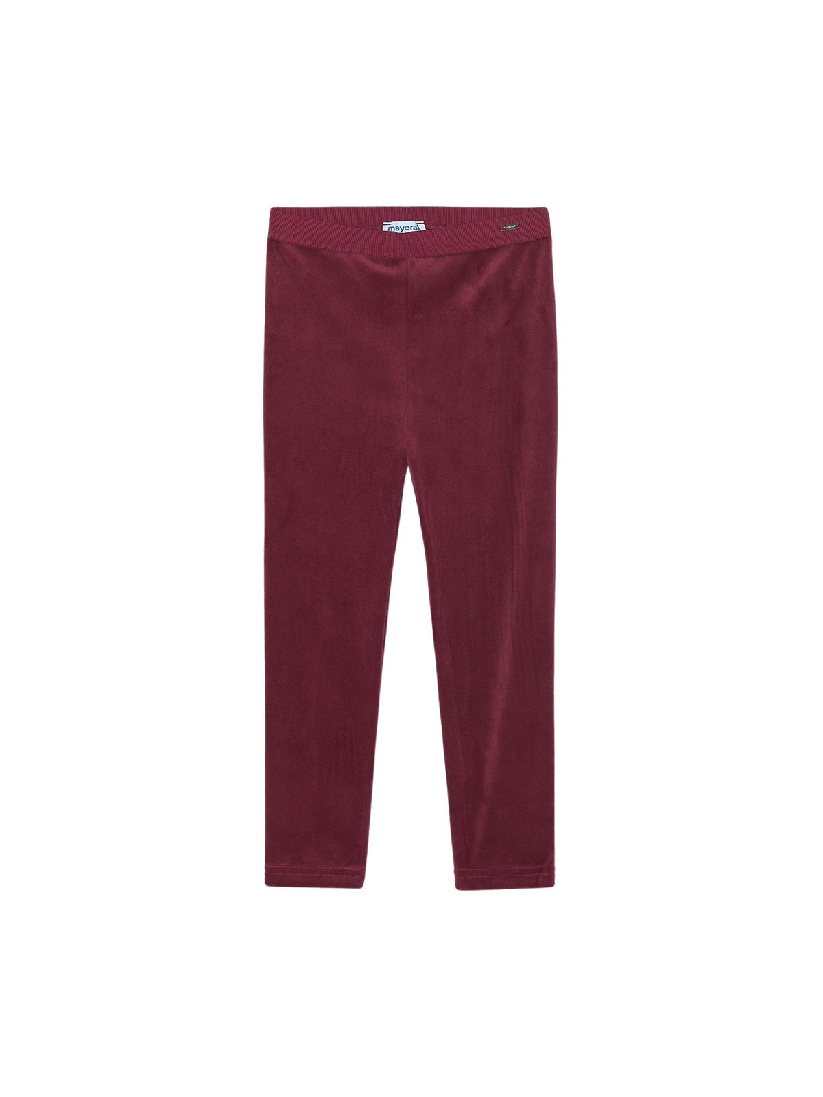Leggings aveludadas básicas Framboesa (Vermelho Escuro)  para Menina - Mayoral