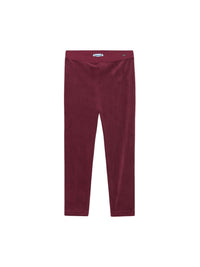 Leggings aveludadas básicas Framboesa (Vermelho Escuro)  para Menina - Mayoral