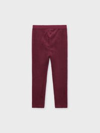 Leggings aveludadas básicas Framboesa (Vermelho Escuro)  para Menina - Mayoral