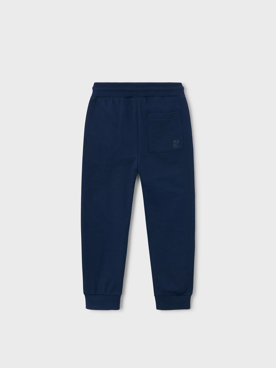Calça felpa básica punhos Azul (Marinho)  para Menino - Mayoral