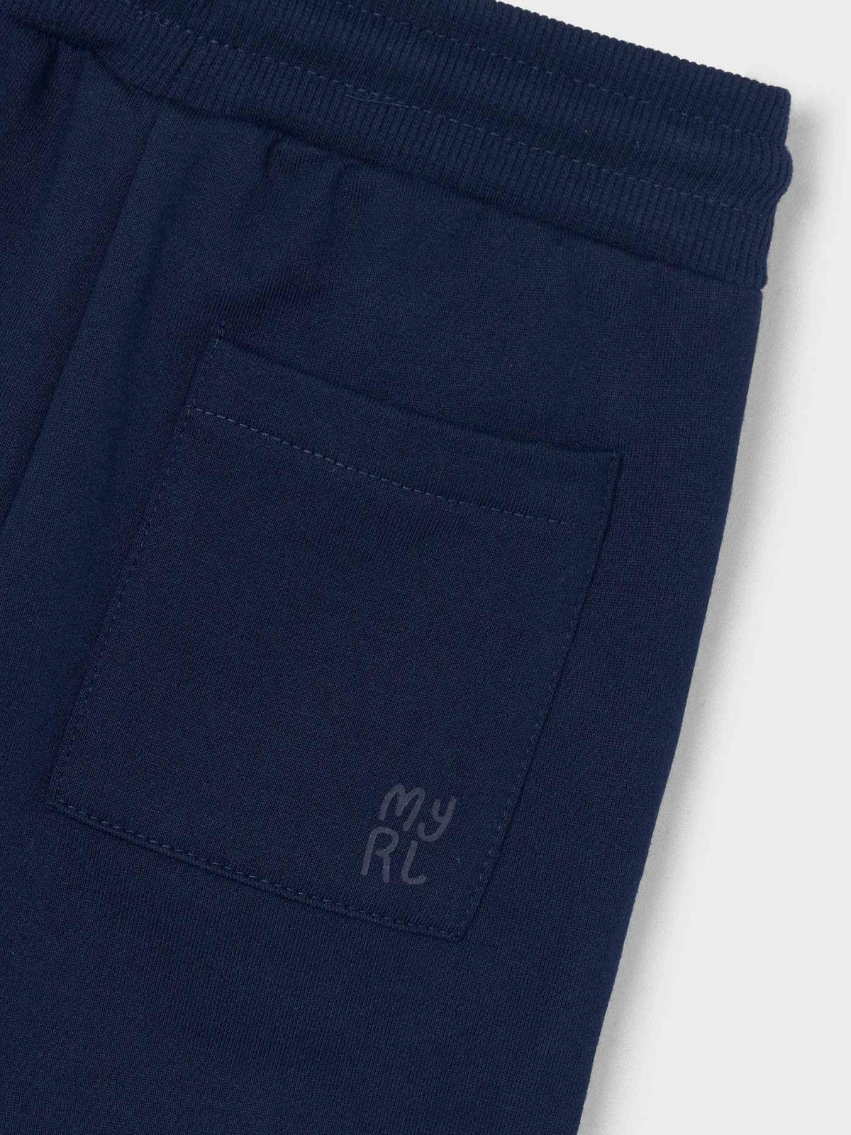 Calça felpa básica punhos Azul (Marinho)  para Menino - Mayoral