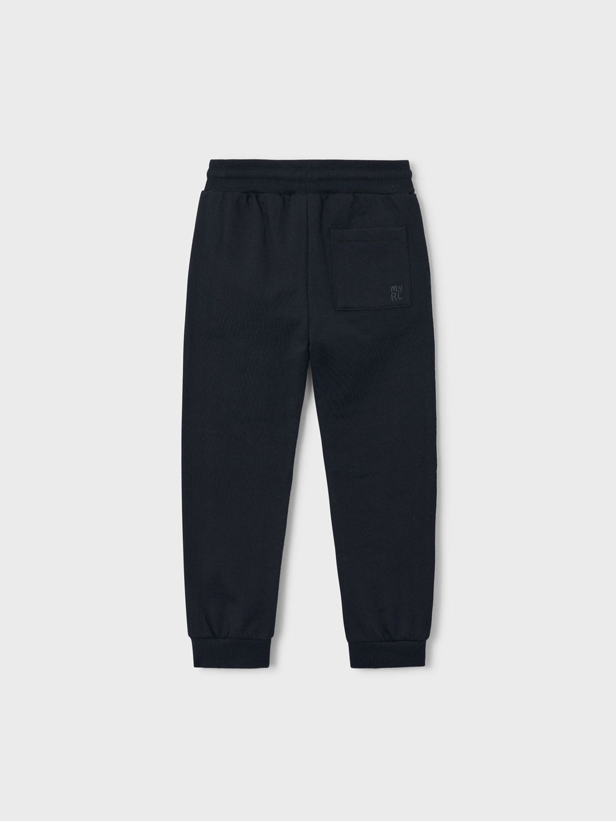 Calça felpa básica punhos Preto (Preto)  para Menino - Mayoral